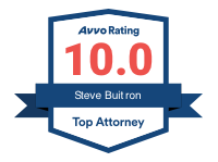 Avvo Rating 10.0 Steve Buitron - Top Attorney